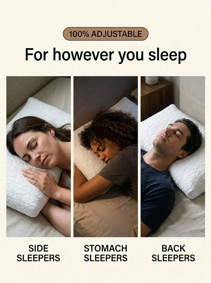 Adjustable Memory Foam Pillow